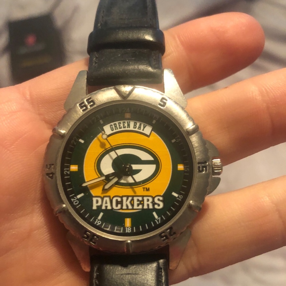 Green Bay packer fossil watch 1997